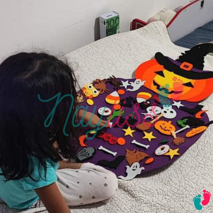 Citrouille éducative Montessori en feutrine - KIDS HALLOWEEN