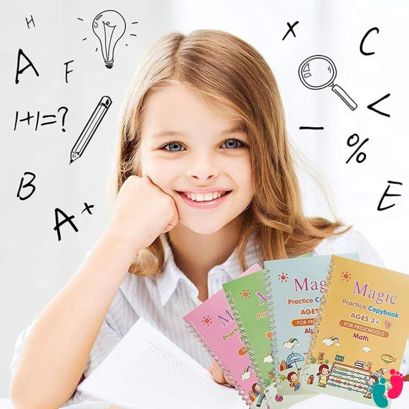 Cahier d'apprentissage réutilisable - MAGIC BOOK