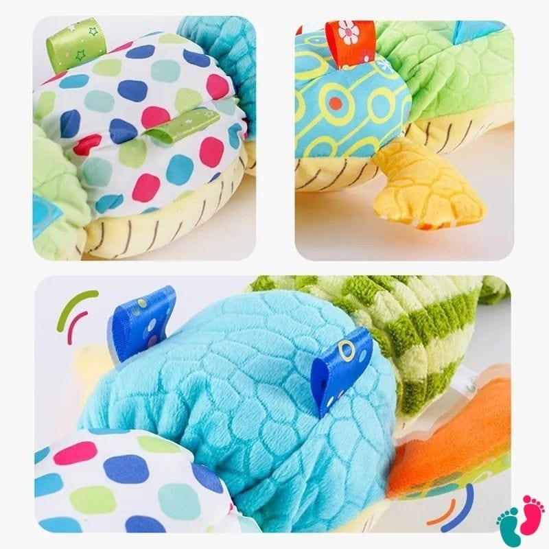 Peluche crocodile sensorielle - BABY CROCO