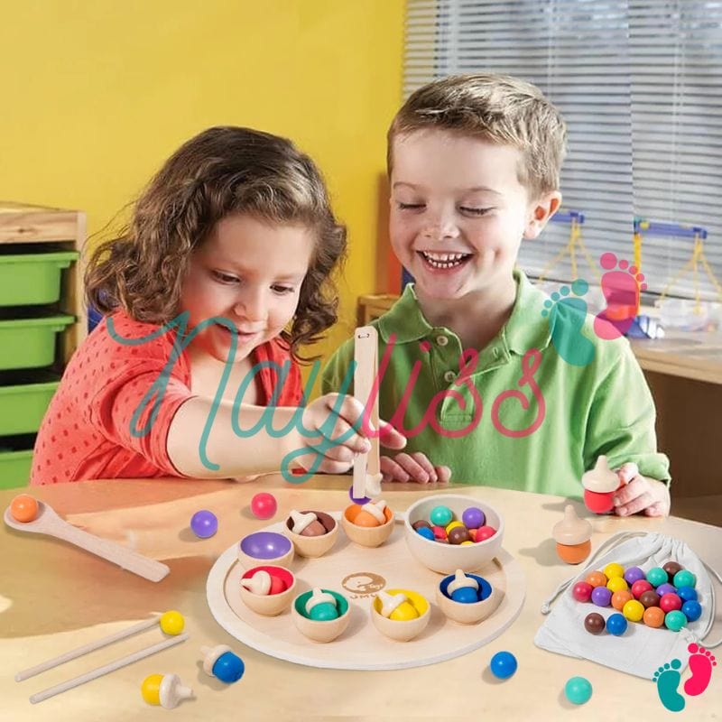 Jeu de tri des couleurs Montessori - KIDS BALLY