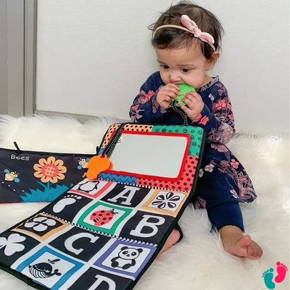 Planche d'activité miroir Montessori pour bébé - BABY ACTIVITY