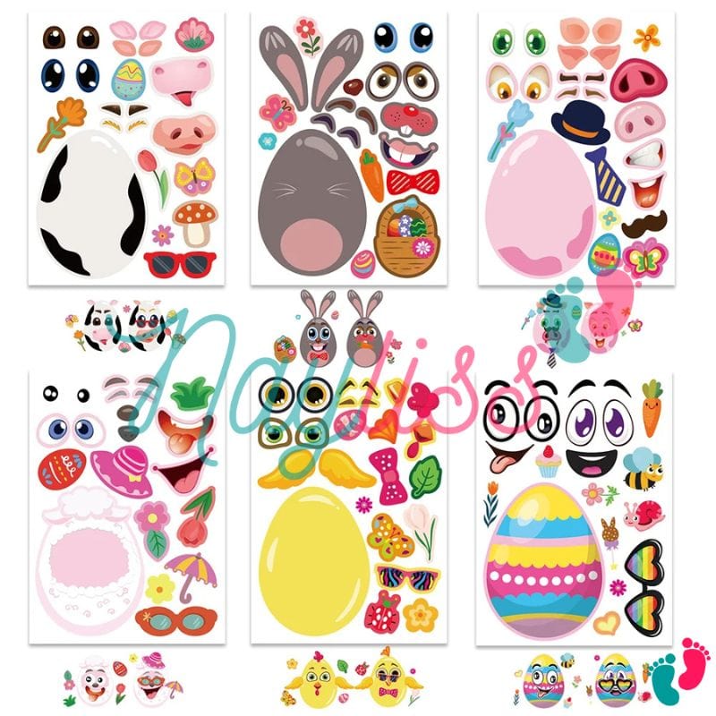 Autocollant de Pâques - EASTER DIY