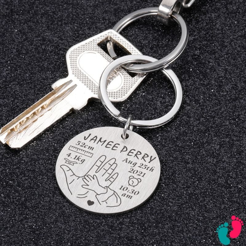 Porte clé personnalisé - DADY BORN