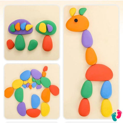 Galets arc-en-ciel Montessori - KIDS RAINBOW