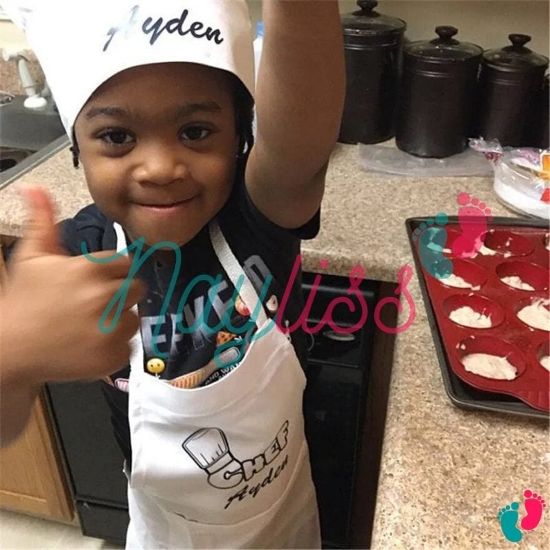 Tablier de cuisine enfant personnalisé - KIDS CHEF