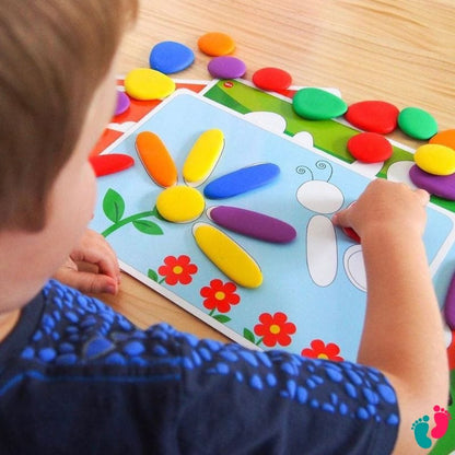 Galets arc-en-ciel Montessori - KIDS RAINBOW