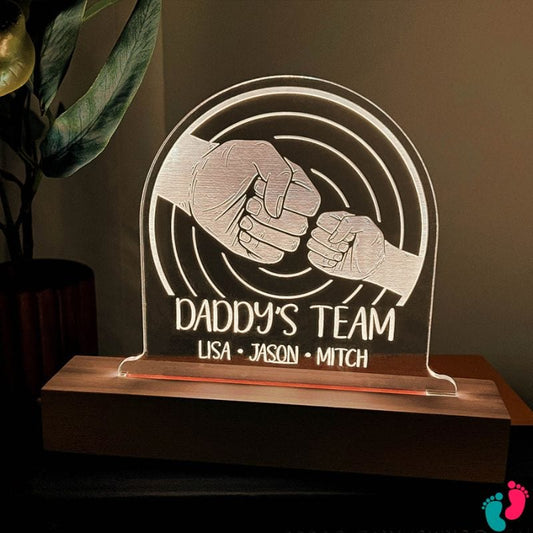 Veilleuse personnalisé pour papa - DADY LOVE