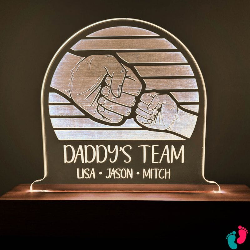 Veilleuse personnalisé pour papa - DADY LOVE
