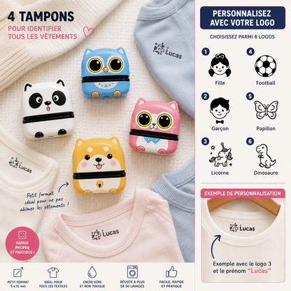 Tampon personnalisé multi-usage pour enfant - KIDS STAMP