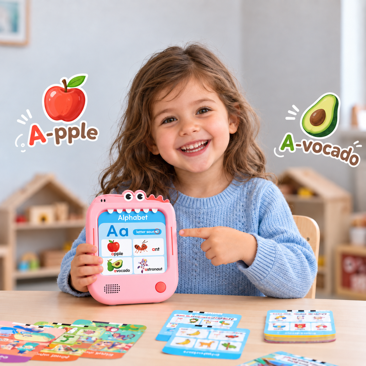 Kids English - Tablette d’apprentissage phonique interactive