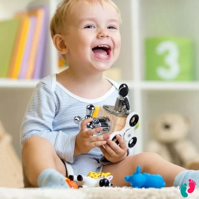 Cube éducatif Montessori anti-stress en bois - BUSY CUBE - Nayliss™
