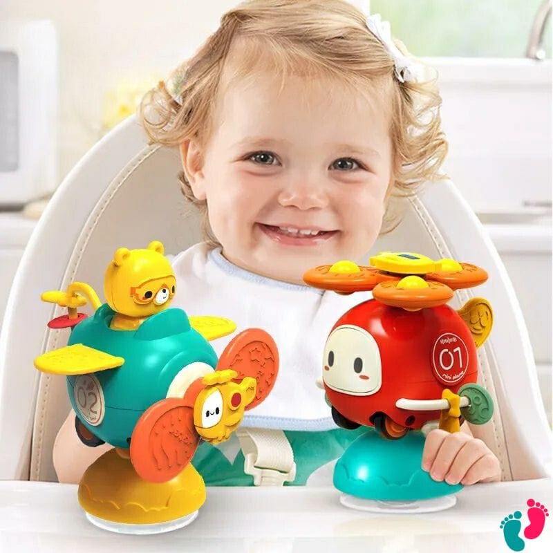 3 in 1 Montessori sensory rattle - BABY SPINNER