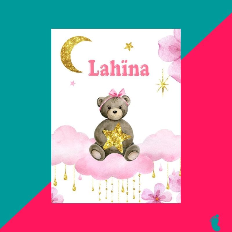 Couverture personnalisé bébé - BEAR DREAM