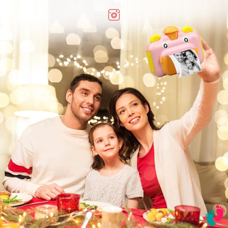 KIDS PRINT - Appareil photo numérique à impression instantanée (3 recharges incluses) - Nayliss™