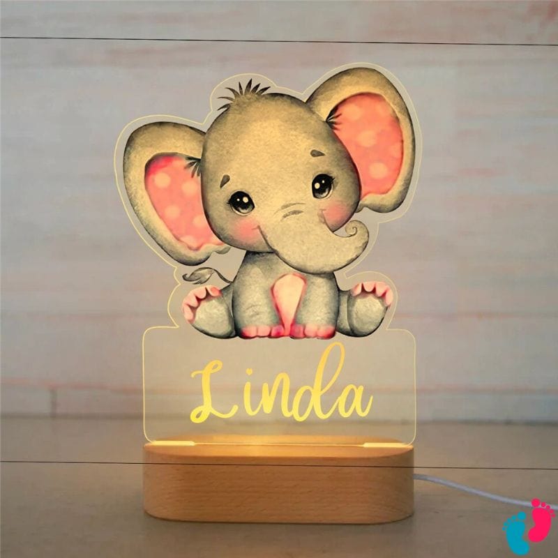 Veilleuse personnalisée éléphant pour enfant - ELEPHANT LIGHT - Nayliss™
