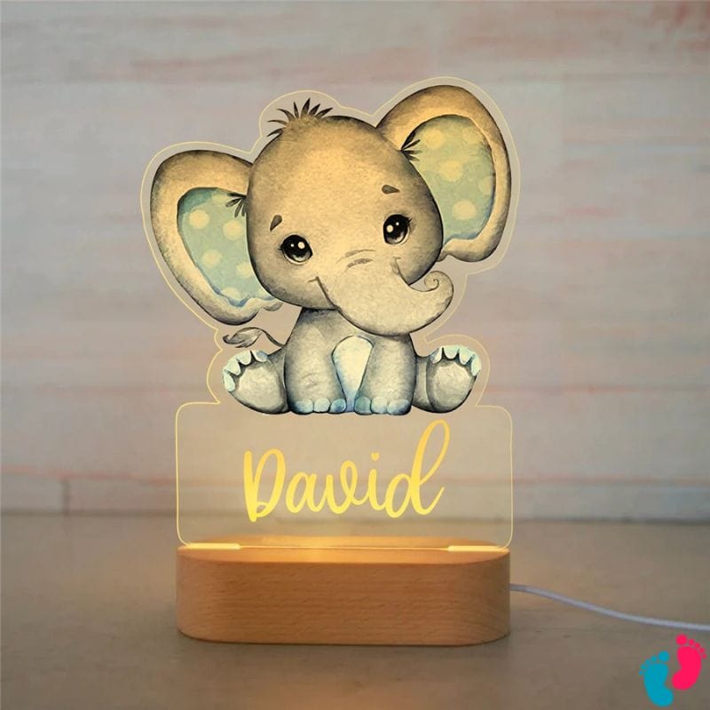 Veilleuse personnalisée éléphant pour enfant - ELEPHANT LIGHT - Nayliss™