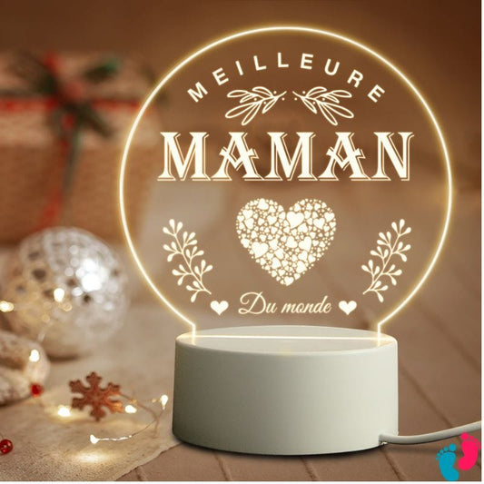 Veilleuse pour la meilleure des mamans - MOMY BEST - Nayliss™