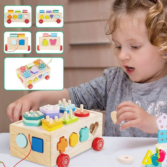 Blocs de tri en bois Montessori - KIDS BLOCS - Nayliss™