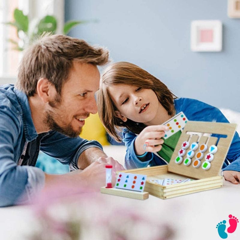 Jeu de tri sensoriel en bois - KIDS COLORS - Nayliss™