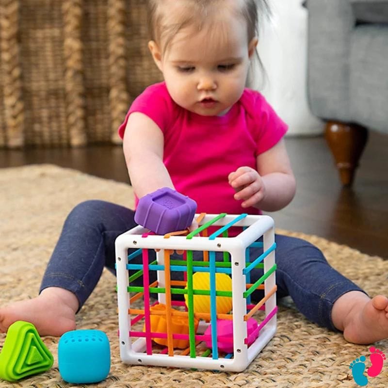 Blocs De Tri sensoriel éducatif montessori - BABY RAINBOW - Nayliss™