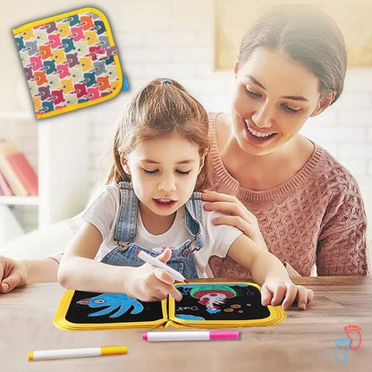 Livre à dessin réutilisable (+12 feutres OFFERTS) - BABY DRAW - Nayliss™
