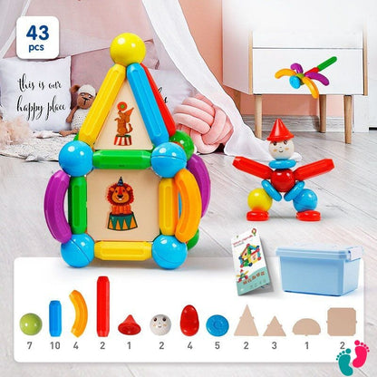Jeu de construction magnétique - MAGNETIC BLOCKS - Nayliss™